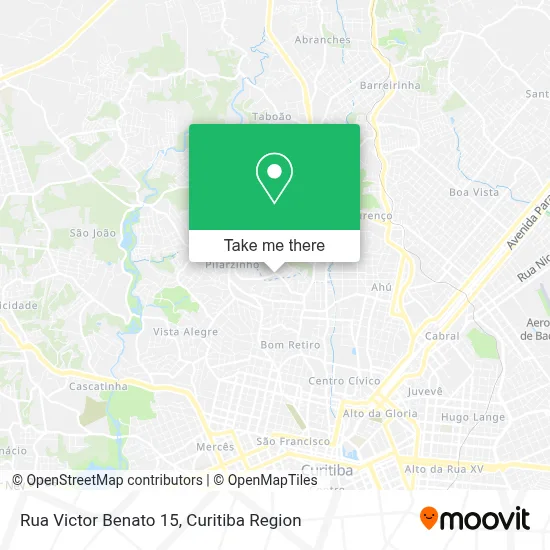 Rua Victor Benato 15 map