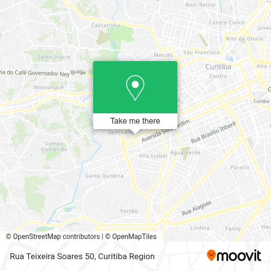 Rua Teixeira Soares 50 map