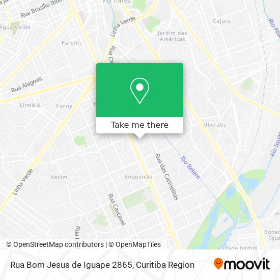 Rua Bom Jesus de Iguape 2865 map