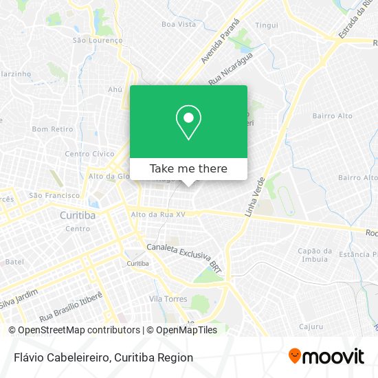 Flávio Cabeleireiro map