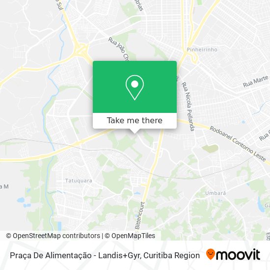 Praça De Alimentação - Landis+Gyr map