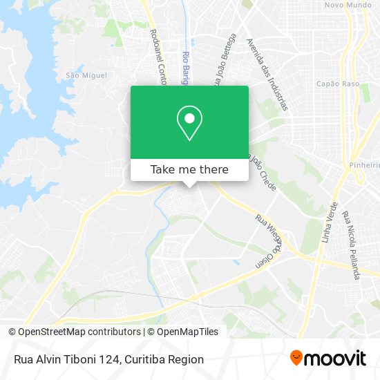 Mapa Rua Alvin Tiboni 124