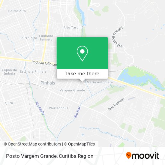 Posto Vargem Grande map