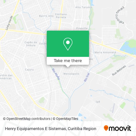 Henry Equipamentos E Sistemas map