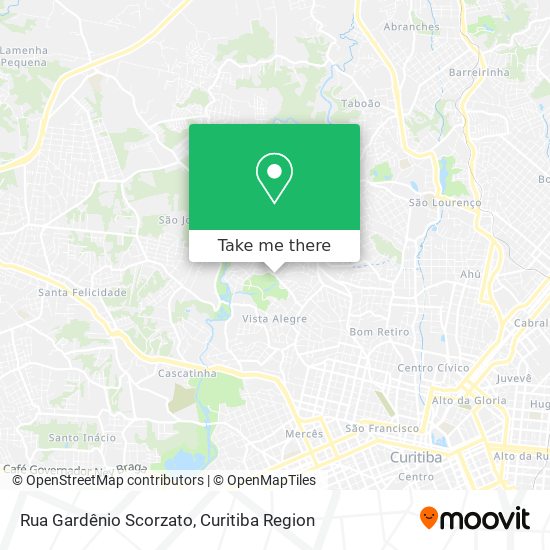 Rua Gardênio Scorzato map
