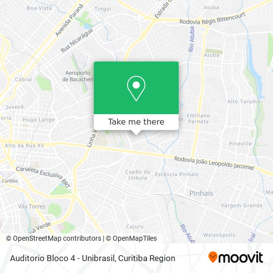 Auditorio Bloco 4 - Unibrasil map