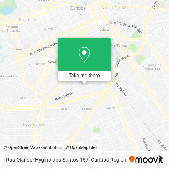 Rua Manoel Hygino dos Santos 157 map