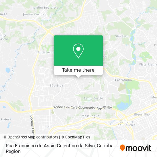 Rua Francisco de Assis Celestino da Silva map