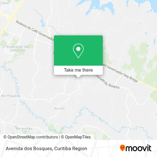 Avenida dos Bosques map
