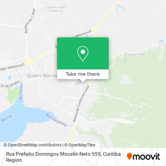 Rua Prefeito Domingos Mocelin Neto 555 map