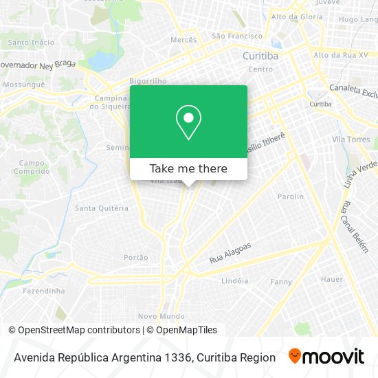 Avenida República Argentina 1336 map