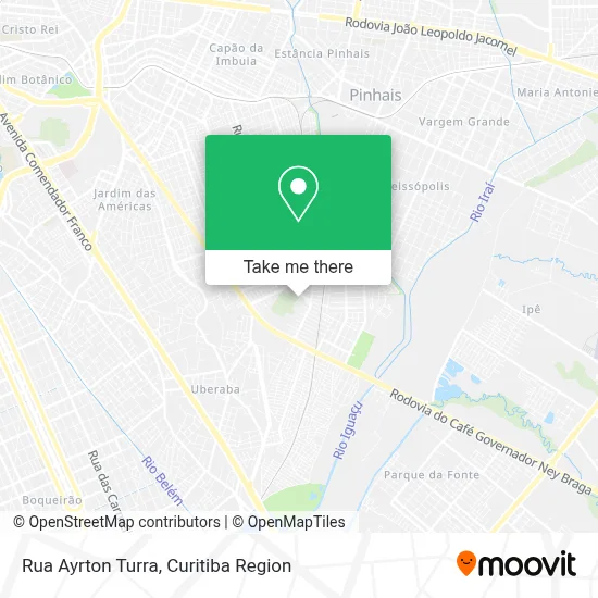 Rua Ayrton Turra map