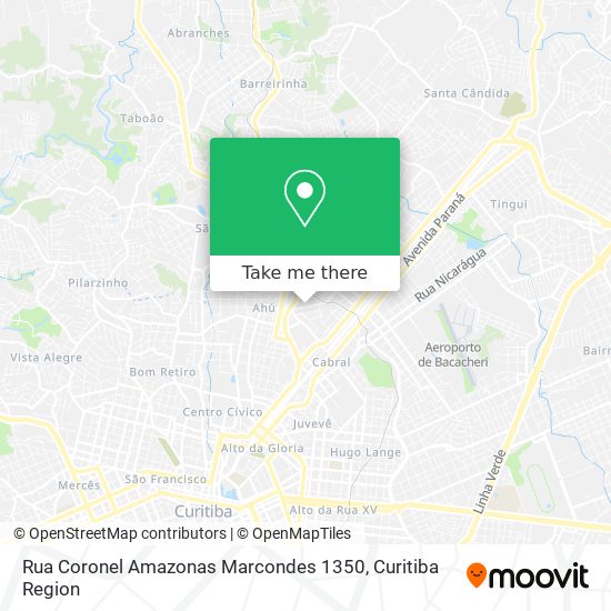 Rua Coronel Amazonas Marcondes 1350 map