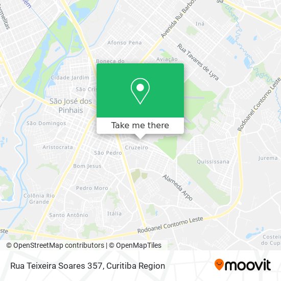 Rua Teixeira Soares 357 map
