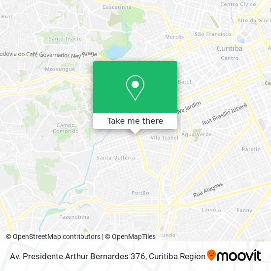 Mapa Av. Presidente Arthur Bernardes 376