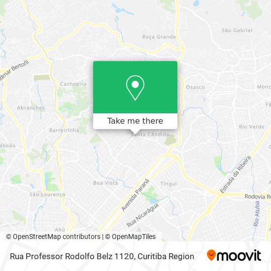 Rua Professor Rodolfo Belz 1120 map