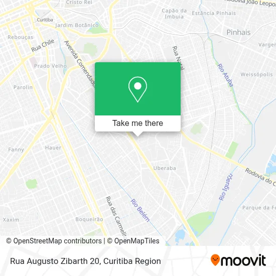 Rua Augusto Zibarth 20 map
