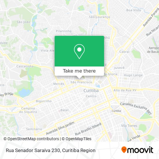 Rua Senador Saraíva 230 map