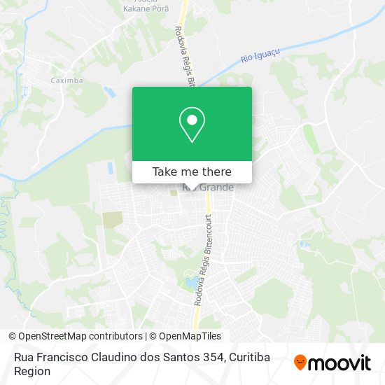 Rua Francisco Claudino dos Santos 354 map