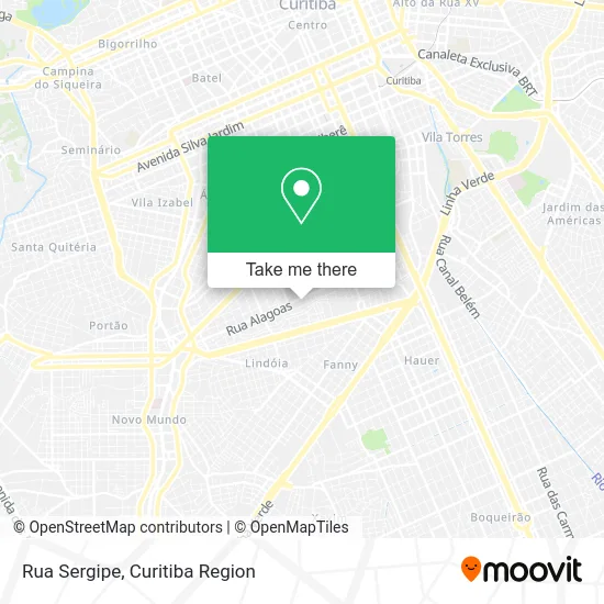 Rua Sergipe map