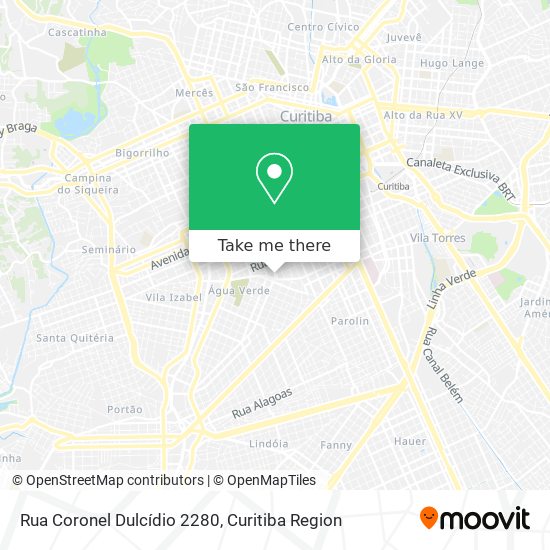 Rua Coronel Dulcídio 2280 map