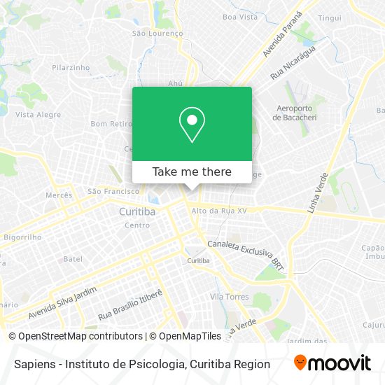 Sapiens - Instituto de Psicologia map