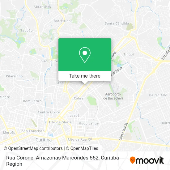 Rua Coronel Amazonas Marcondes 552 map
