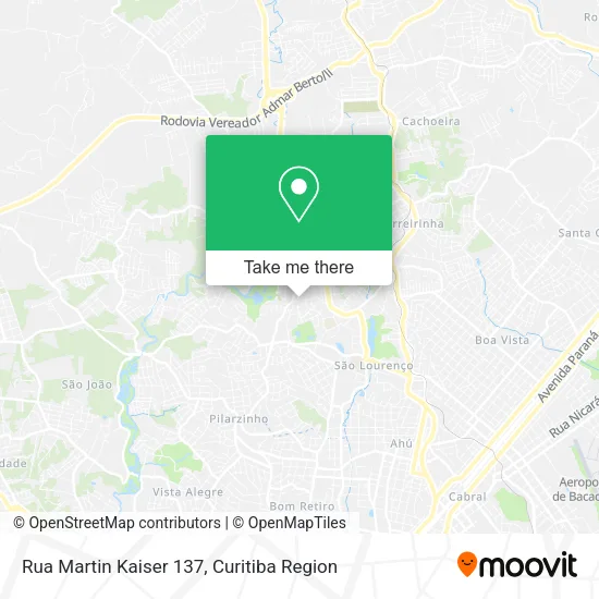 Rua Martin Kaiser 137 map
