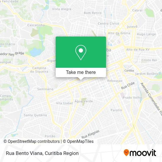 Rua Bento Viana map