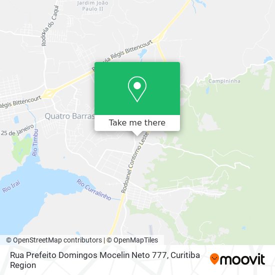 Rua Prefeito Domingos Mocelin Neto 777 map
