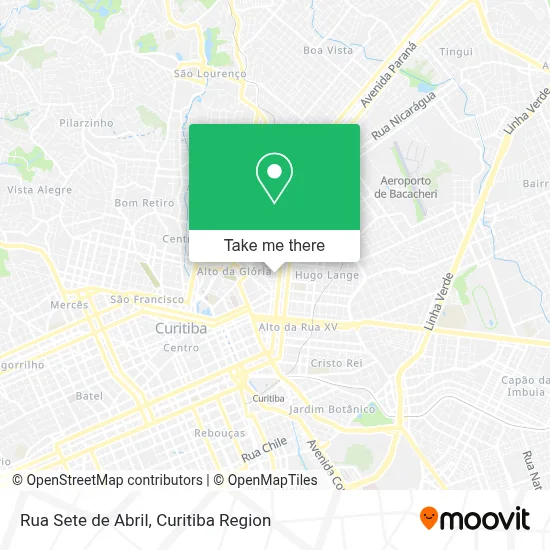Rua Sete de Abril map