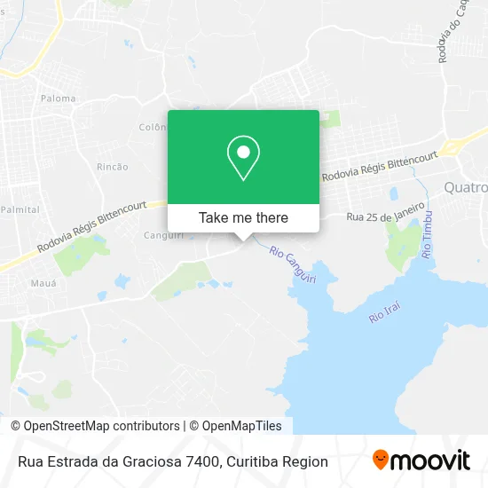 Rua Estrada da Graciosa 7400 map