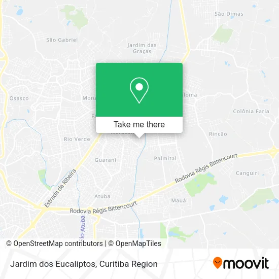Jardim dos Eucaliptos map