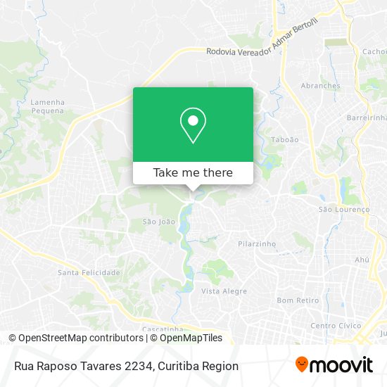 Rua Raposo Tavares 2234 map