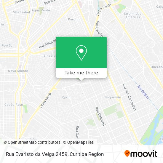 Rua Evaristo da Veiga 2459 map