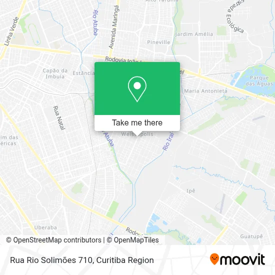 Rua Rio Solimões 710 map