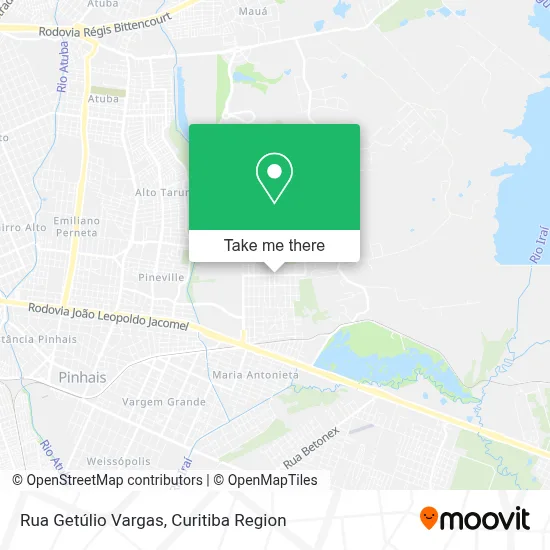 Rua Getúlio Vargas map