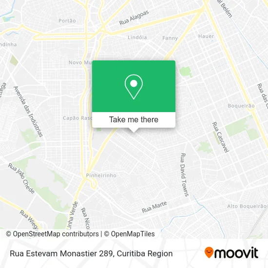 Rua Estevam Monastier 289 map