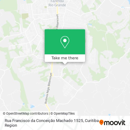 Rua Francisco da Conceição Machado 1525 map