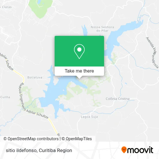 sitio ildefonso map