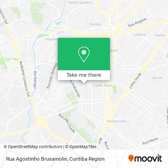 Rua Agostinho Brusamolin map