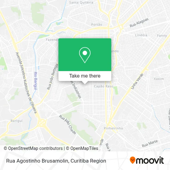 Rua Agostinho Brusamolin map