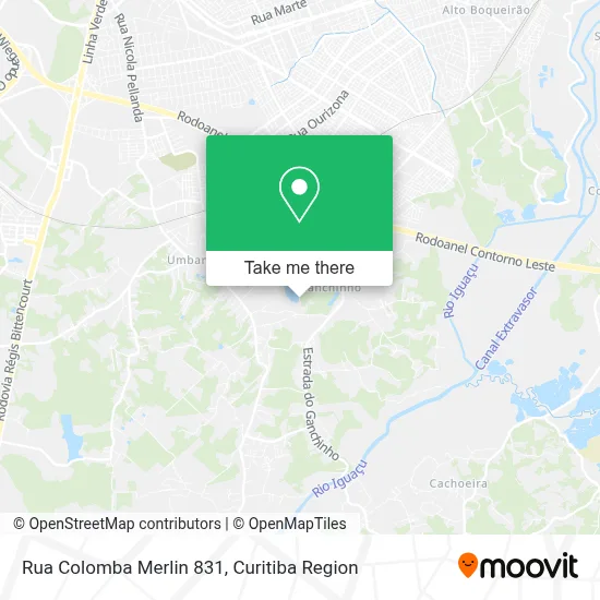 Rua Colomba Merlin 831 map