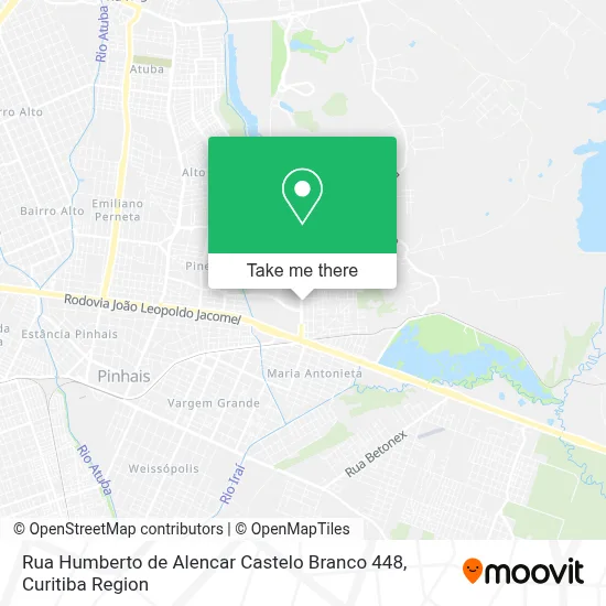 Rua Humberto de Alencar Castelo Branco 448 map