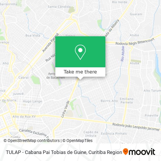 TULAP - Cabana Pai Tobias de Guine map