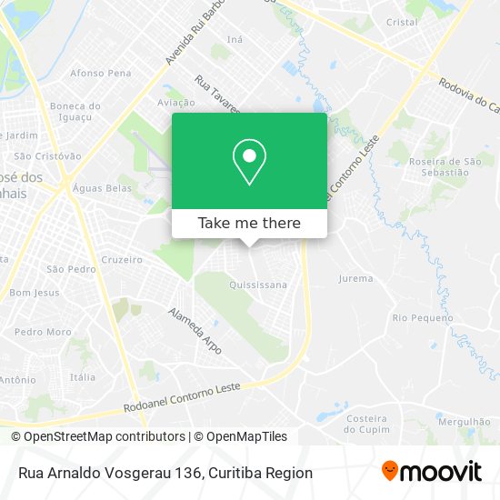 Rua Arnaldo Vosgerau 136 map
