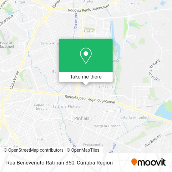 Rua Benevenuto Ratman 350 map