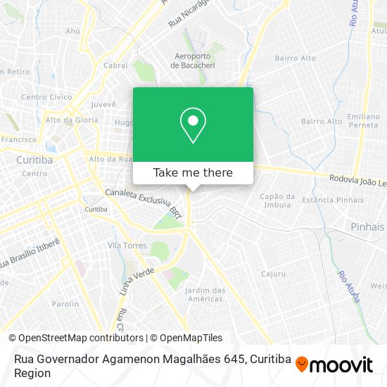 Mapa Rua Governador Agamenon Magalhães 645