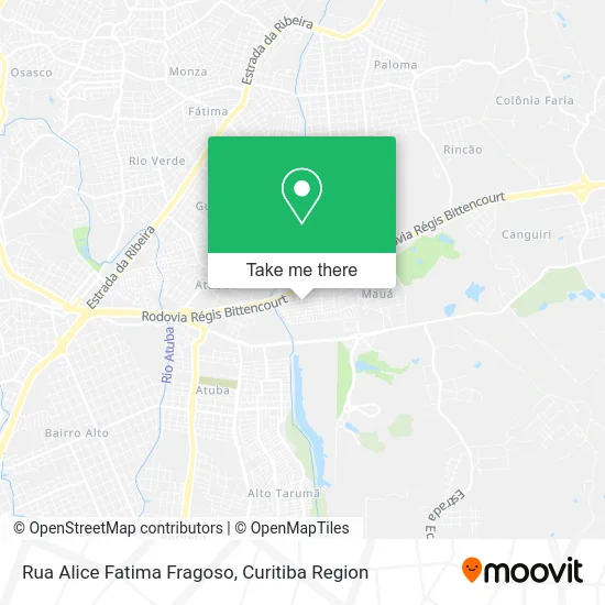 Rua Alice Fatima Fragoso map