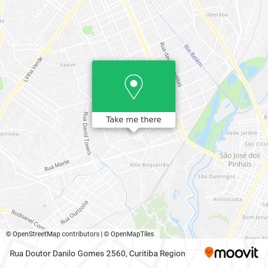 Rua Doutor Danilo Gomes 2560 map